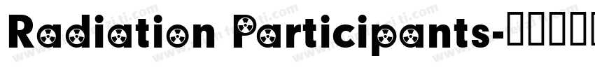 Radiation Participants字体转换